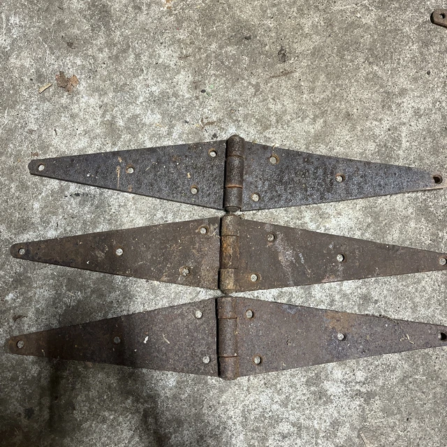 (1) Antique Barn Door Strap Hinges 20” Vintage