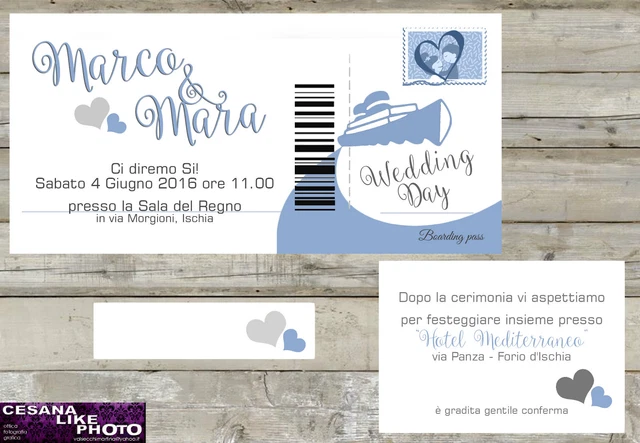 Partecipazioni Matrimonio Solidali - Lega del Filo d'Oro