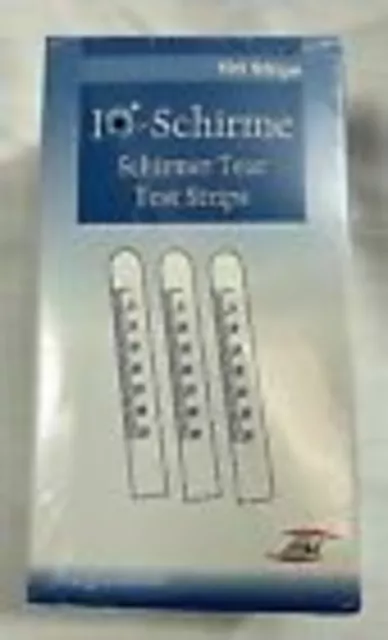 100 Diagnostic Schirmer Tear Test Strips Sterile Individual Pack EXP-2025