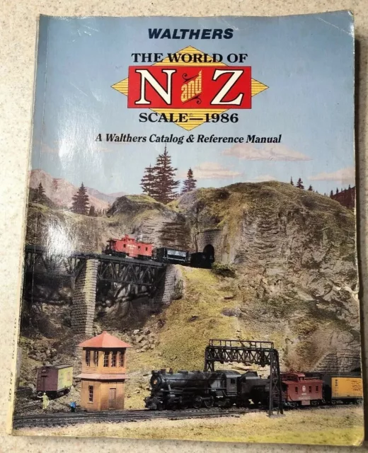 WALTHERS The World of N and Z Scale Model Railroad 1986 Catalog Reference Manual