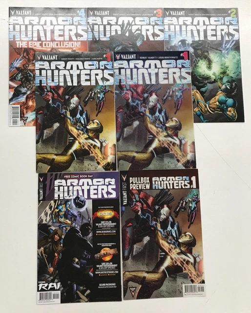 Armor Hunters, Lot of 7 Issues, Valiant Comics 2014 E-102