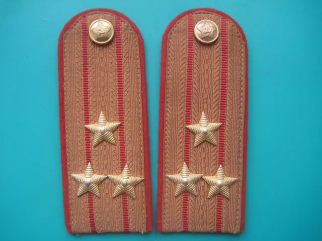 = Soviet Militia ( Police ) OFFICER COLONEL Parade Shoulder Boards for Tunic =