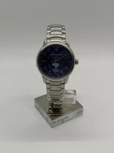 Mens BU10007 Blue Dial Chronograph Burberry