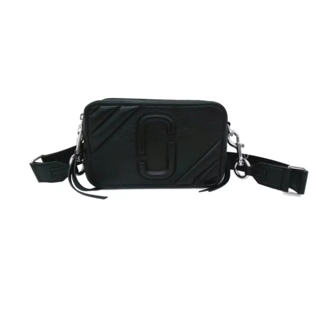 Auth MARC JACOBS The Moto Shot - Black Leather Shoulder Bag