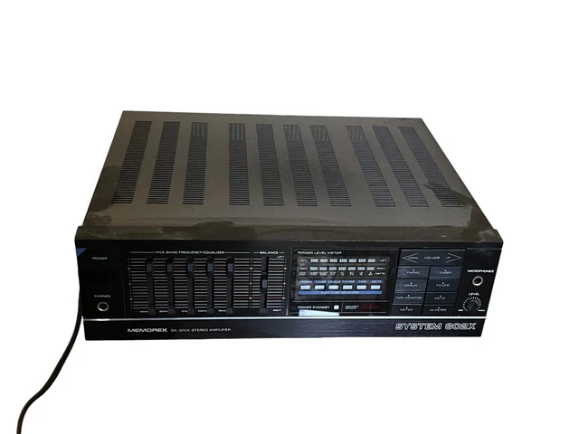 Ampli Vintage Memorex System SA 302X – Amplificateur Stéréo – Bon état Fonctionnel