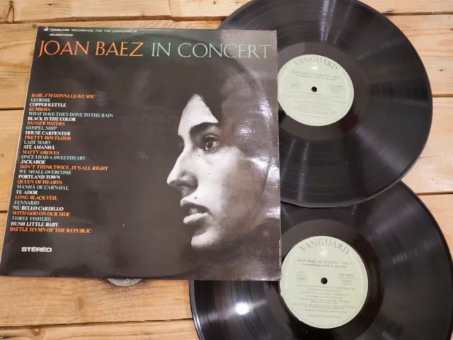 Joan Baez In Concert 2 Lp 33T Vinyle Ex Cover Ex Original 1970