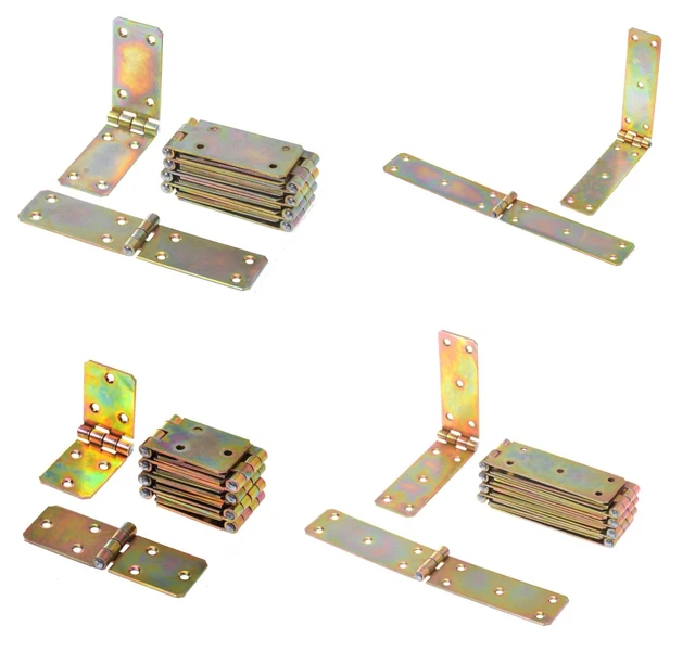 Set 10 Pièces Kistenband 35mm Charnières de Boîte Bande Table Charnière Roulés