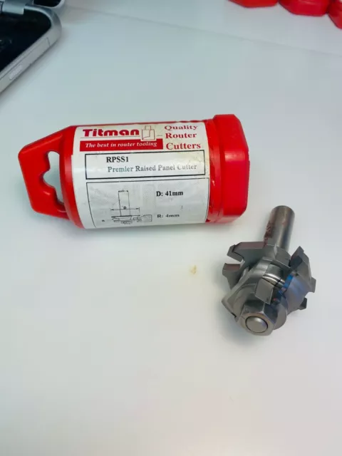 TITMAN RPSS1*1/2" coupe-panneau surélevé D = 41 mm | L1 = 6 mm de profil routeur Scribe bit