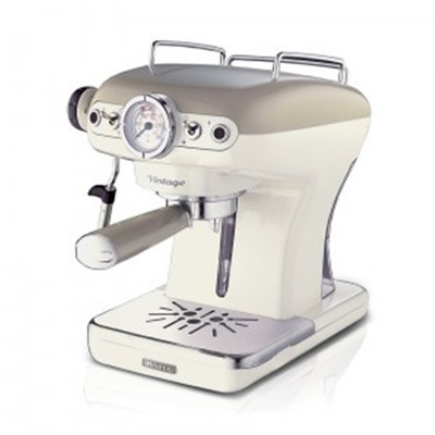 2 Tazze Cappuccinatore Ariete 1387/20 Caffè Novecento Macchina per Caffè Espresso Argento/Nero Vano Scalda Tazze Cromo 15 Bar 1100 W 