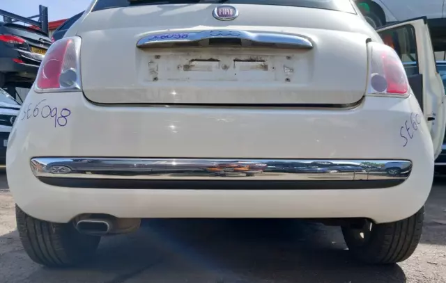 Fiat 500 2011 Rear Bumper In White