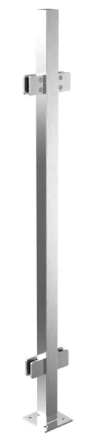 Stainless Steel Square Balustrade Posts -Marine Grade 316 With 10 Year Guarantee