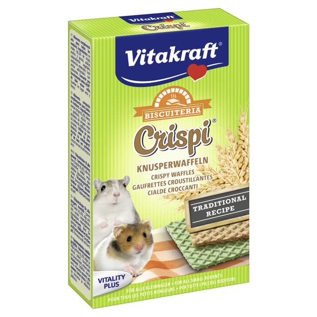 Vitakraft Crispi per criceti 10 g, snack per roditori, NUOVO