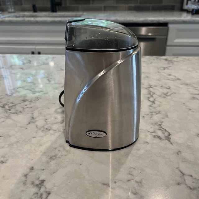 STARBUCKS COFFEE BEAN Grinder Barista Model EL 20 Stainless Steel WORKS