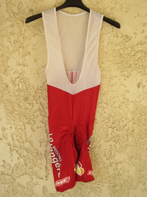 Cuissard Cycliste Nalini La Boulangère – Porté Par Perraudeau, Taille S, Rouge