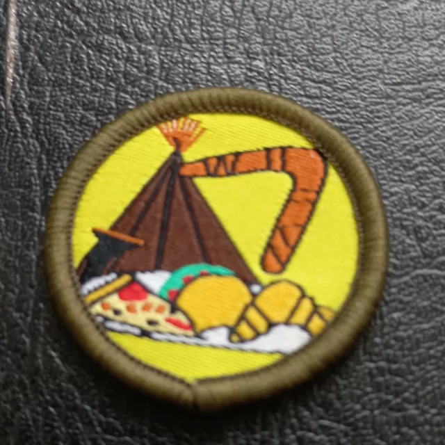 Old System Scout Proficiency Badge - Cultural heritage - no background stitching