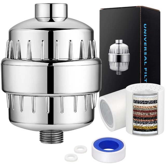20 STAGES SHOWER Head Filter Softener Hard Water Purifier Cartridge ...