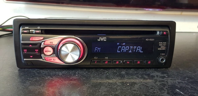 AUTORADIO CD/MP3/WMA JVC KD R331 4X50W ROUGE Comparer les prix de AUTORADIO  CD/MP3/WMA JVC KD R331 4X50W ROUGE sur Hellopro.fr