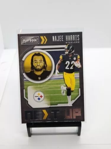 2021 Panini Playbook NAJEE HARRIS Next Up Patch #NXT-NHA Rookie RC Steelers