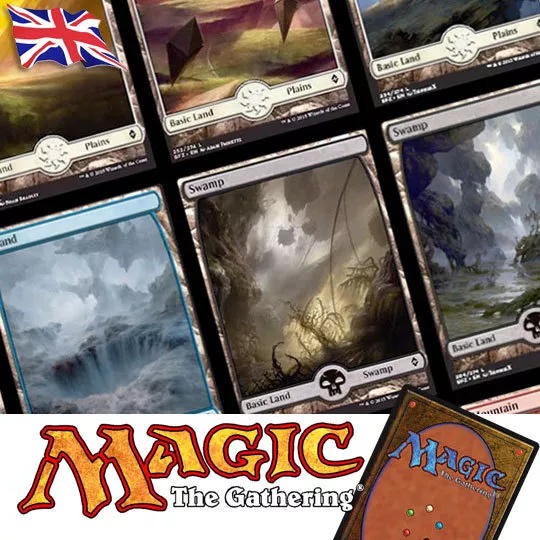 MTG BFZ Battle For Zendikar Full Art Plains Island Swamp Mountain Forest Lands