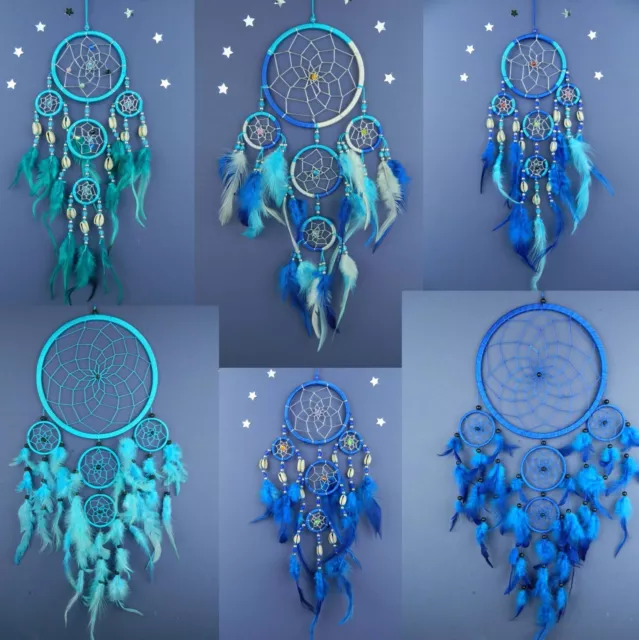 Dreamcatcher Boys Blue Dream Catcher NEW Hand Crafted Gift Bedroom Decoration