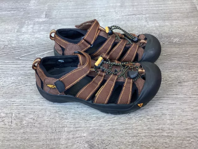 Sandalias deportivas Keen Newport H2 para niños talla 3 marrones jóvenes impermeables zapatos de senderismo