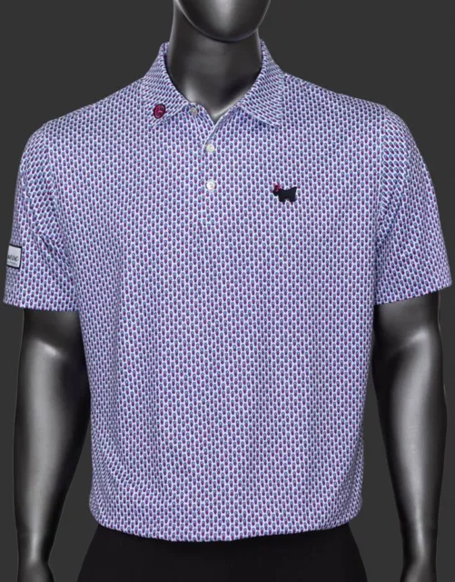 Scotty Cameron Pina Skullada Performance Jersey Polo XXL White/Havana Pink New