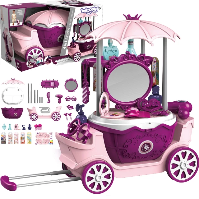Woopie Beauté Salon Habillage Table sur Roues Chariot Wlizka 31 Akc. 4-in-1