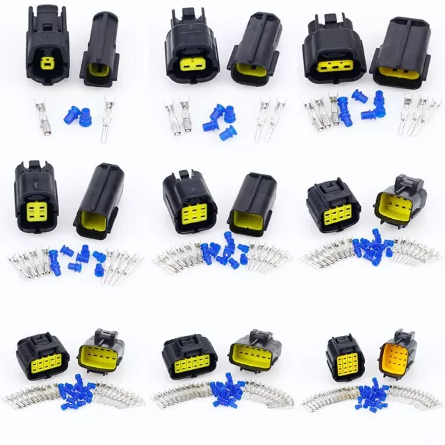 1 sets 1/2/3/4/6/8/10/12/16 Pin Way Waterproof Wire Connector Car Auto Sealed