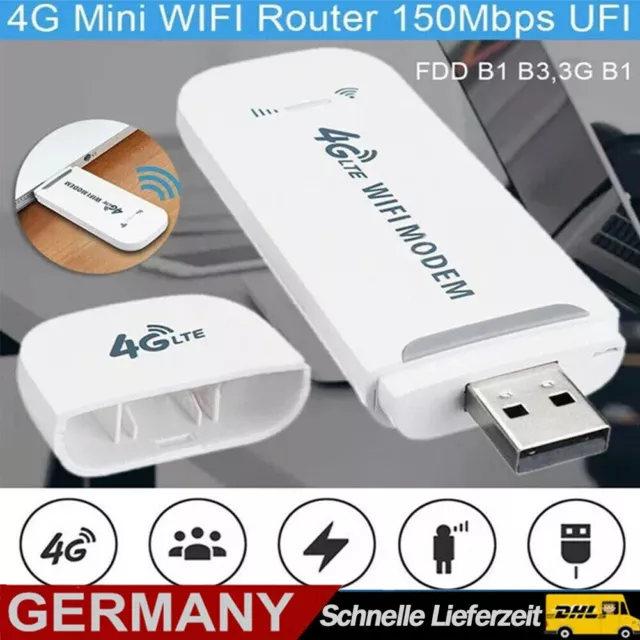 Wireless USB Dongle Stick Entsperrt 4G LTE WIFI Mobile Breitband Modem SIM-Karte