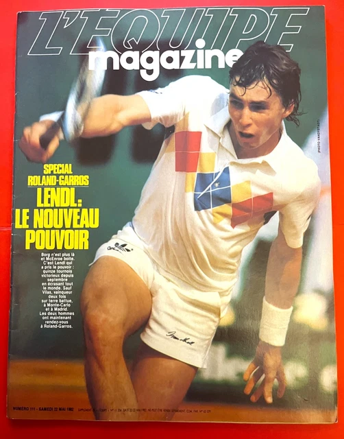 Programme Roland Garros 1987 – Ivan Lendl En Couverture (rare, Collector)