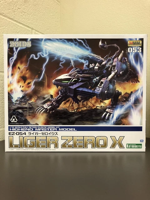 KOTOBUKIYA Zoids: EZ-054 LIGER ZERO X Plastic Model Kit 1/72 Scale