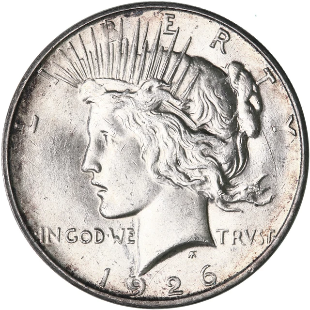 1926 D Peace Silver Dollar Uncirculated US Mint Coin See Pics B853