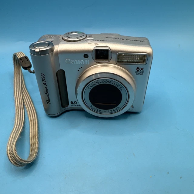 CANON POWERSHOT A700 Digital Camera 23 Languages Working