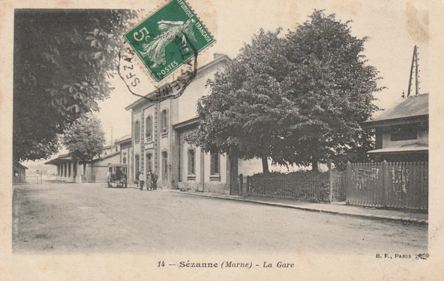 CPA 51 SEZANNE (Marne) La Gare