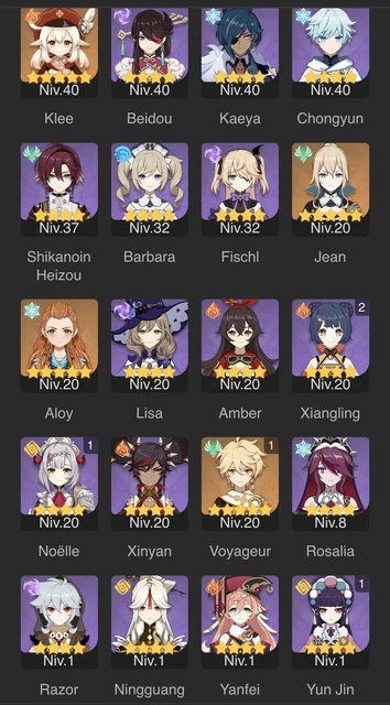 What Genshin or Honkai Star Rail accounts are available for purchase with a budget of 2k