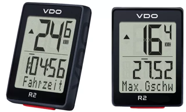 VDO R2 Wr Câble Ordinateur de Vélo Compteur Vitesse Bicyclette 2