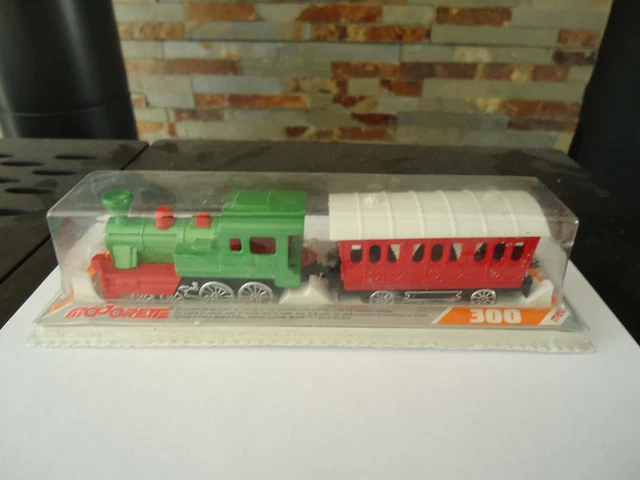 Locomotive Western & voiture passager - MAJORETTE 315 - 1980's