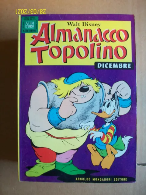 Almanacco Topolino =N° 228 = Dicembre 1975 =Walt Disney = Albi D'oro= Mondadori