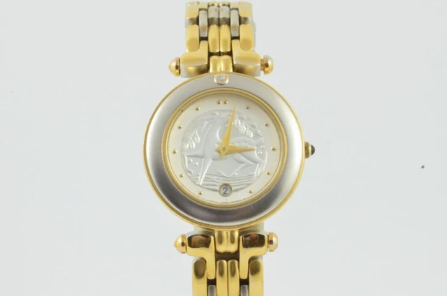 Citizen Clarity Quarzo Orologio Donna 25MM Acciaio/Oro Quarzo Vintage Raro