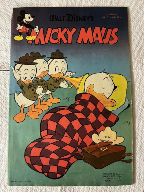 Comic - Micky Maus Nr. 5 (1954) 5 Mai 1954 Walt Disney