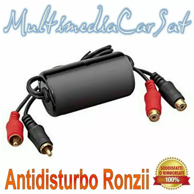 Filtro Separatore Massa Anti Disturbo Anti Ronzio RCA Segnale Audio Amplificato