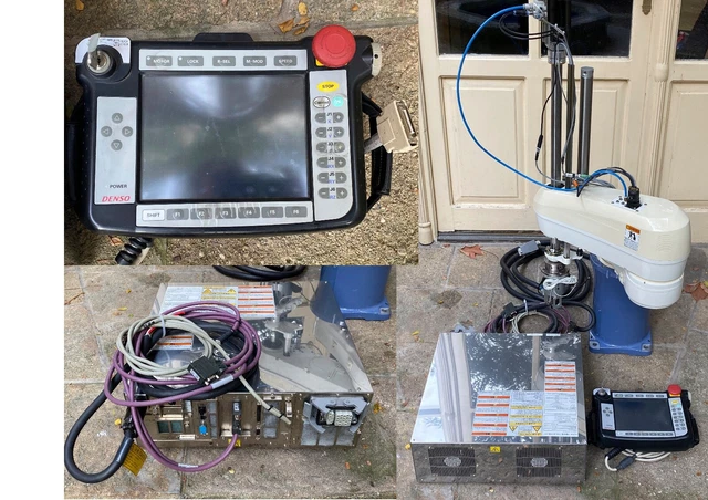 DENSO HM-4A604E2/GM Industrieroboter Arm + RC7M-HMG4BA-BP Controller + TOUCHPAD