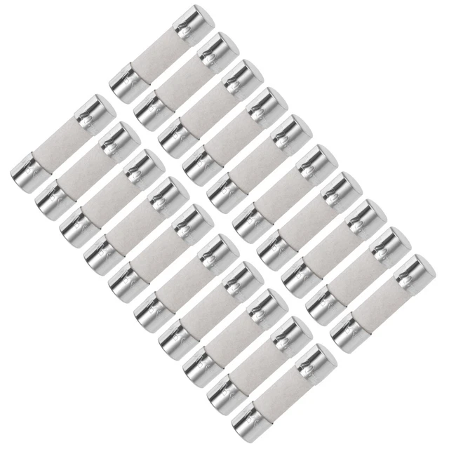 Fusibles cartouche 20A Amplificateur audio voiture soufflage Céramique 20Pcs