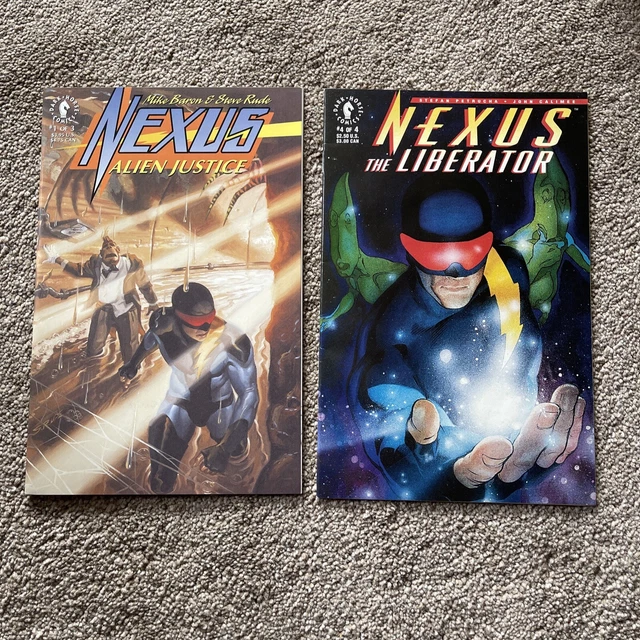 NEXUS:ALIEN JUSTICE #1,THE LIBERATORS: #4 Mike Baron Steve Rude Dark Horse 1992