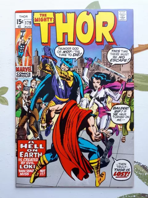 MIGHTY THOR #179 - FINAL KIRBY Issue - HIGH GRADE VF to VF+