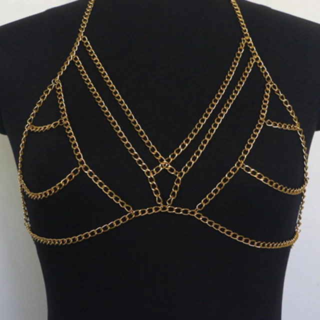 Bikini Body Chain Hollow Out Jewelry Accessories Summer Clothing Decorative Body