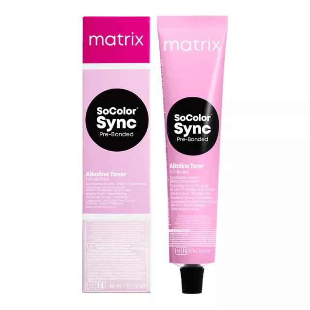 Matrix SOCOLOR SYNC Pre Bonded Hair Color 90ml Tube FREE SHIPPING WORLDWIDE