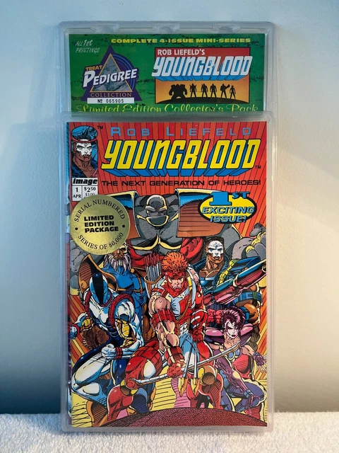 Youngblood #1-4 1st Prints Treat Pedigree Factory Sealed Limited Number Edition