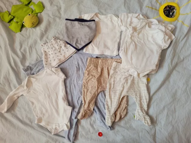 Bundle of baby Unisex newborn Clothes John Lewis, Next, Mothercare - 13 pieces