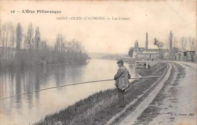 Cpa 95 Saint Ouen L'aumone Les Usines
